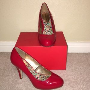 SOLD. RED Madden Girl heels